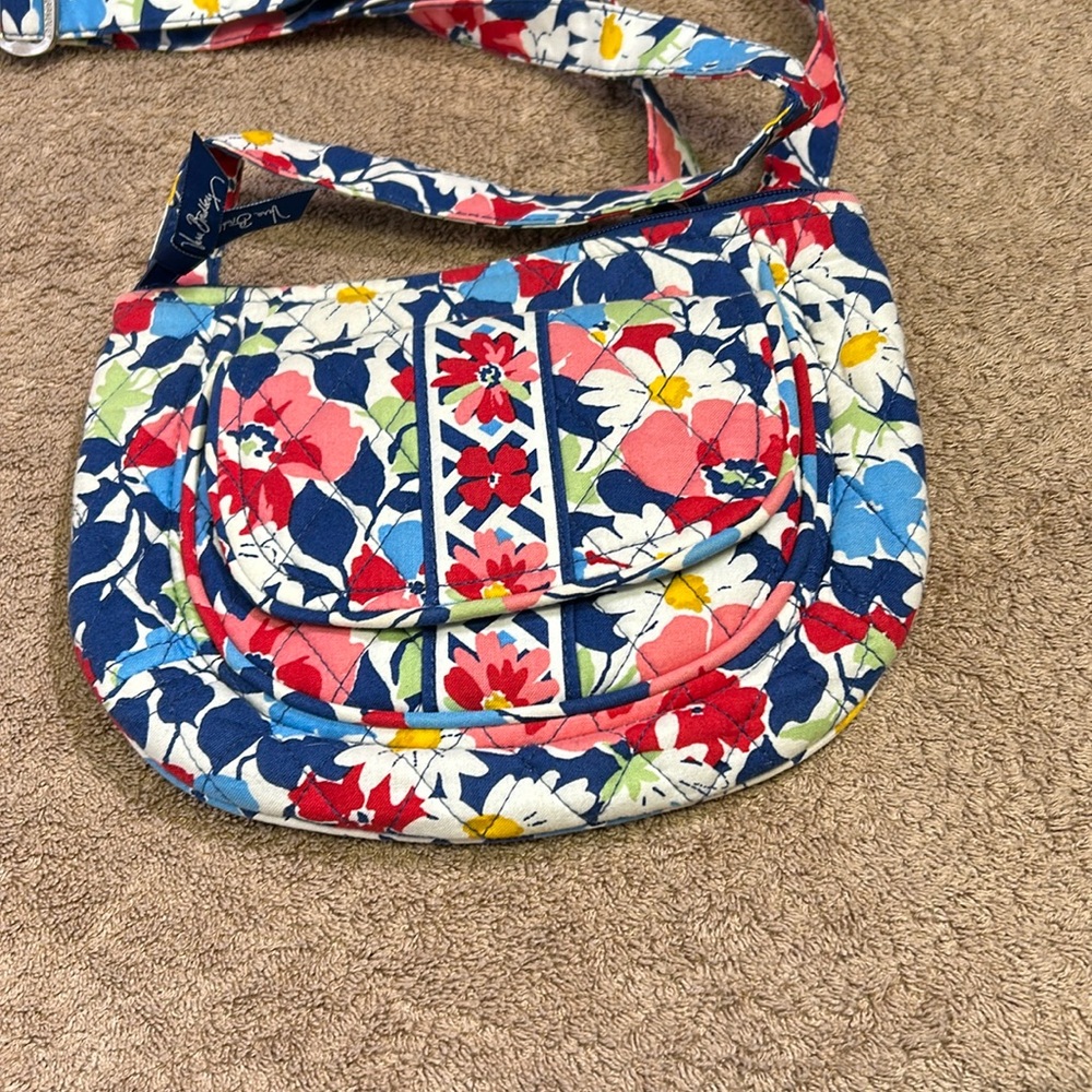 Vera Bradley crossbody bag- blue paisley
